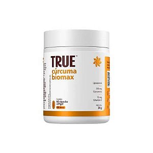 True Cúrcuma Biomax Lipossomal 60 Cápsulas