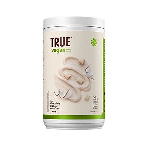 True Vegan Chocolate Branco com Coco 837g True Source
