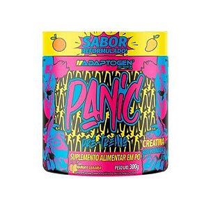 Panic Pré Workout Manga e Laranja 300g Adaptogen