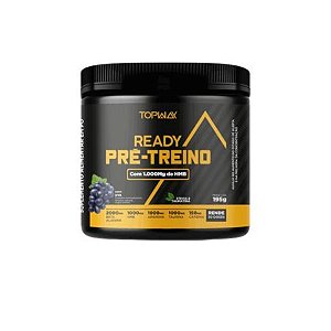 Pré-Treino Com Hmb Ready 195g Sem Cafeína Uva Topway