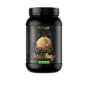 Whey Protein Gold 3W Topway 900g Torta De Limão com Cookies Topway