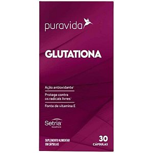 Glutationa 30 Cápsulas PuraVida