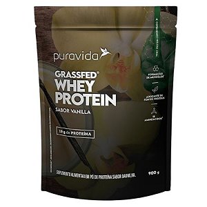 Whey Protein Grassfed Vanilla 900g PuraVida