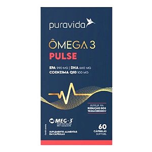 Ômega 3 Pulse 60 Cápsulas PuraVida