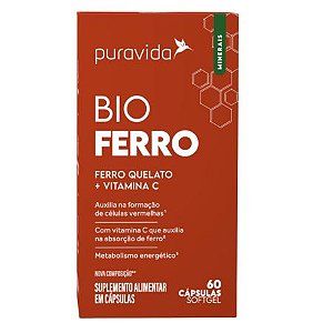 Bio Ferro 60 Cápsulas PuraVida