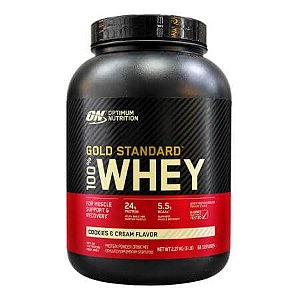 Whey Gold Standard Cookies Cream 5,00 Lbs (2,27Kg) Optimum Nutrition