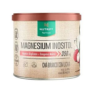Magnesium Inositol 350mg Chá Branco com Lichia 300g Nutrify