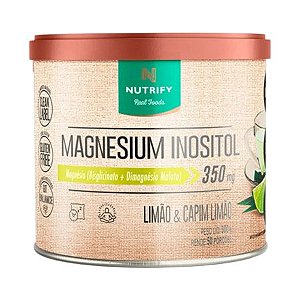 Magnesium Inositol 350mg Limão e Capim Limão 300g Nutrify