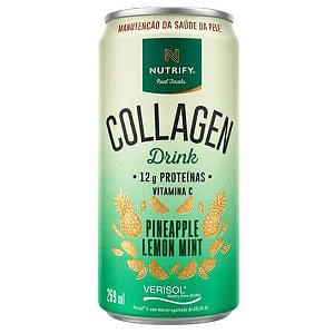 Collagen Drink Sabor Abacaxi Com Hortelã e Limão 269ml Nutrify