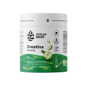 Creatina Gummy Maçã Verde 30 Doses Ocean Drop
