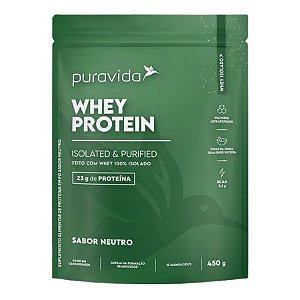 Whey Protein Isolado Puro 450g PuraVida