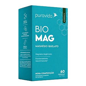 Bio Magnésio 60 Cápsulas PuraVida
