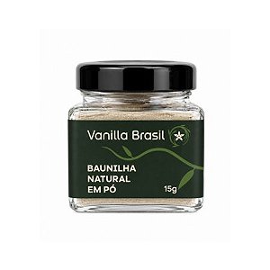 Baunilha Natural em Pó 15g Vanilla Brasil