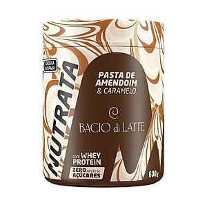 Pasta de Amendoim Bacio di Latte Caramelo Salgado 600g Nutrata