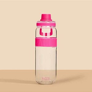 Garrafa Crystal em TRITAN 850ml Pink PACCO