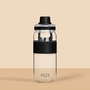 Garrafa Crystal em TRITAN 650ml Preta PACCO