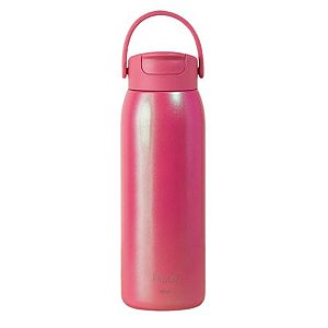 Garrafa Térmica EASY 950ml Rosa Cristal Pacco