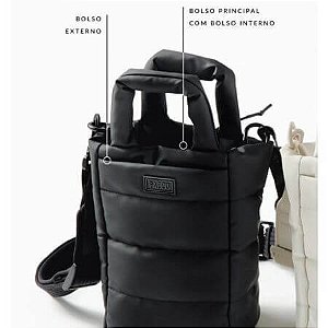 Bolsa Mini Soft Preta Pacco