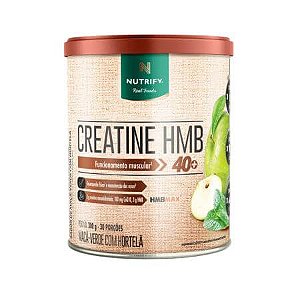 Creatine HMB Sabor Maçã Com Hortelã Lata 300g Nutrify