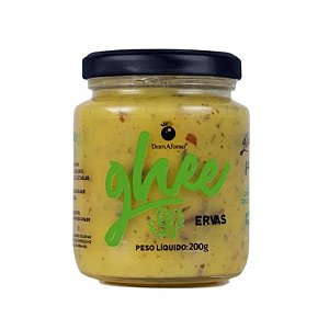 Manteiga Ghee Ervas 200g/240ml Dom Afonso
