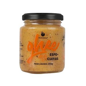 Manteiga Ghee Com Especiarias 200g/240ml Dom Afonso