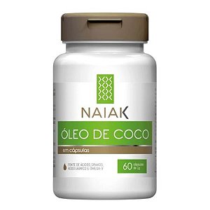 Óleo de Coco 60 Cápsulas Naiak