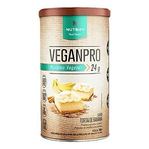 VeganPro Sabor Torta de Banana Lata 450g Nutrify