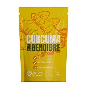 Cúrcuma Com Gengibre 60g Viva Regenera