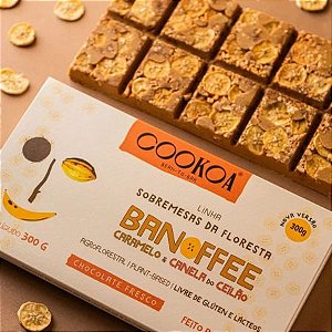 Chocolate Banoffee Caramelo e Canela do Ceilão 300g Cookoa