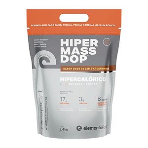 HIPER MASSDOP Hipercalórico Doce de Leite 2,4Kg Elemento Puro