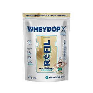 Wheydop X Leite Condensado Refil 900g Elemento Puro
