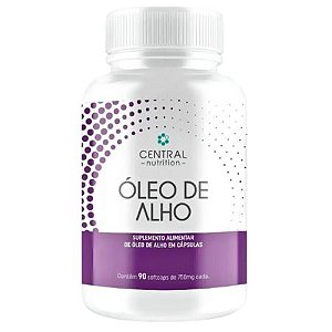 Óleo De Alho 90 Softcaps Central Nutrition
