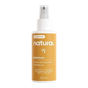 Desodorante Natural com Melaleuca e Aloe Vera 120ml Orgânico Natural