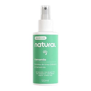 Desodorante Natural com Camomila e Erva Cidreira 120ml Orgânico Natural