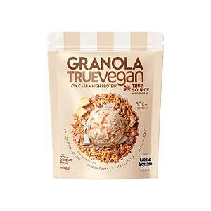 Granola True Vegan Coco com Chocolate Branco Low Carb 200g True Source
