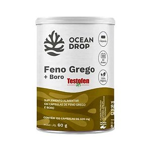 Feno Grego + Boro TESTOFEN 120 Cápsulas Ocean Drop