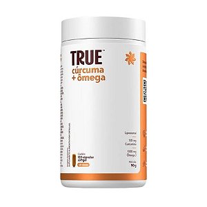 True Cúrcuma + Ômega Lipossomal 120 Cápsulas True Source