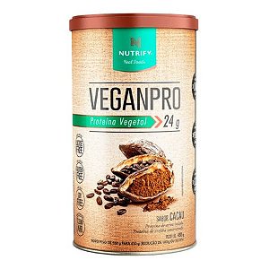 VeganPro Sabor Cacau Lata 450g Nutrify