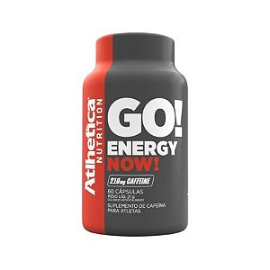 Go! Energy Now 60 Cápsulas 210mg Cafeína Atlhetica Nutrition