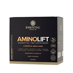 Aminolift Tangerina Box 375g 30 Sachês Essential Nutrition