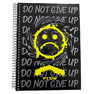 CADERNO 1 MATERIA C/ 80 FOLHAS FLOW JANDAIA