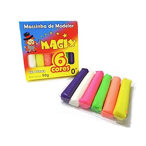 MASSINHA DE MODELAR 06 CORES MAGIX