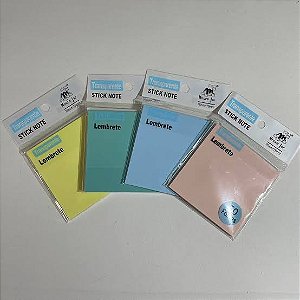 BLOCO ADESIVO STICK NOTE TRANSPARENTE 76X76MM MOURE JAR