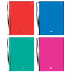 CADERNO 1 MATERIA C/ 80 FOLHAS STIFF JANDAIA