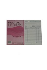 PEDIDO COM COPIA 2 VIAS 210X145MM MARSE