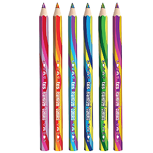 LAPIS DE COR RAINBOW COLORS JUMBO TRIS