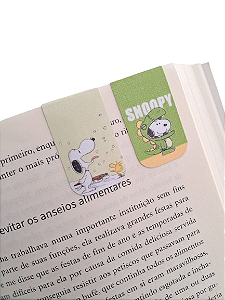 MARCADOR DE PAGINA MAGNÉTICO SNOOPY C/4