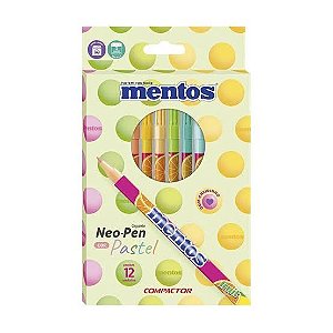 CANETA HIDROCOR 12 CORES MENTOS COMPACTOR