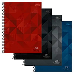 CADERNO 1 MATERIA C/ 80 FOLHAS ZIP TILIBRA