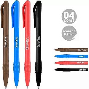 CANETA 0.7 SENSATION 4 CORES NEWPEN